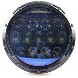 SEALED BEAM CONVERSION 7'' ROUND BLACK